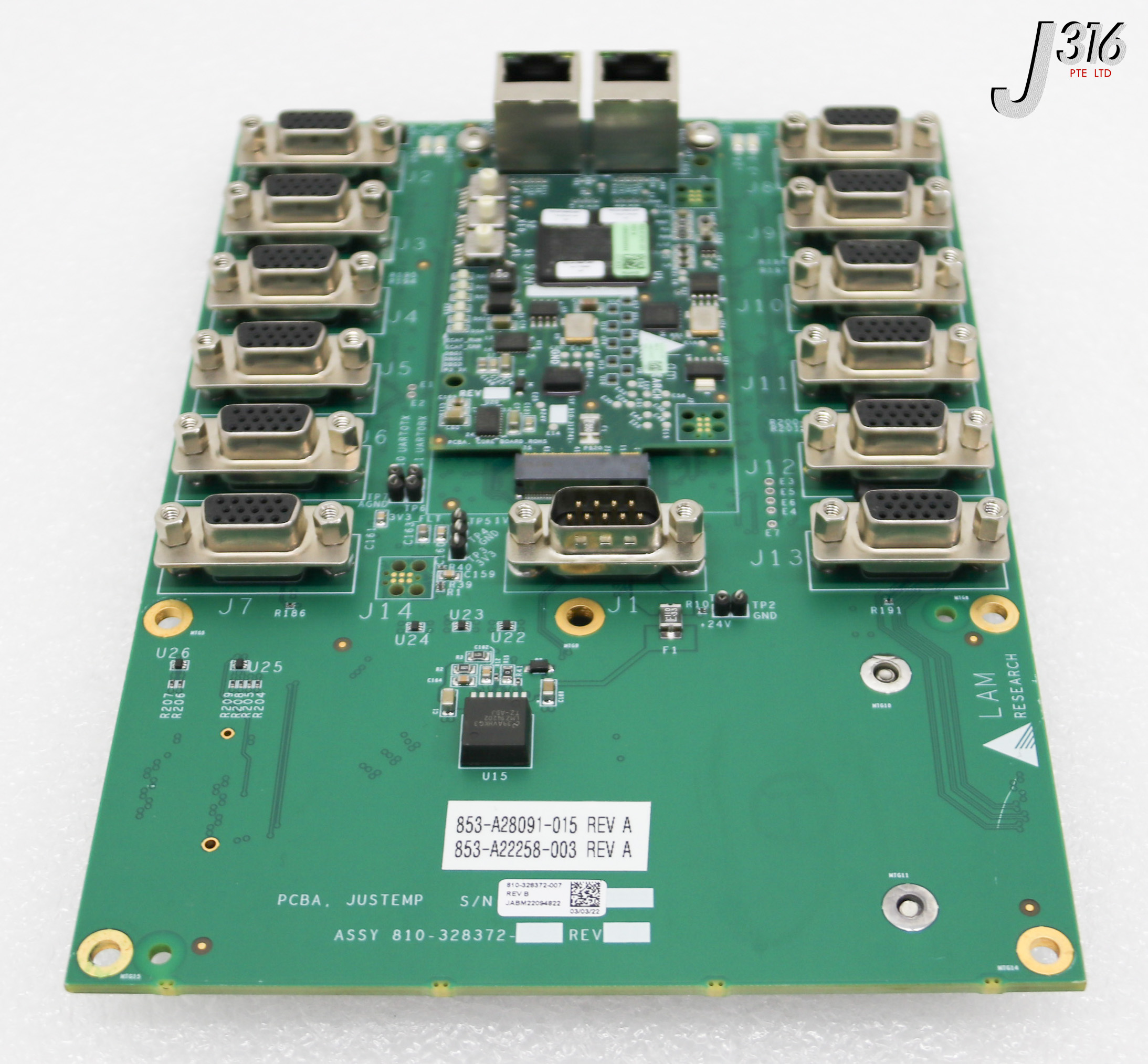 Jun品 35782 LAM RESEARCH PCB, ASSY JUSTEMP W/ 810-312741-002 810-328372